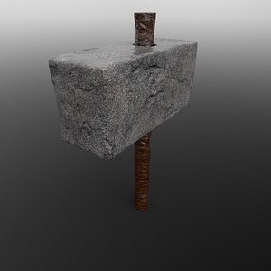 stone hammer 3D model