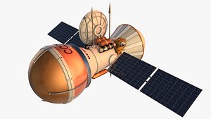 spacecraft venera 3D