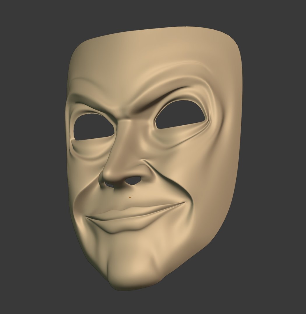3D Man Mask Original Design Model - TurboSquid 1640087