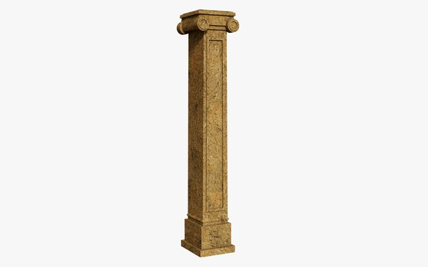 Free ancient column 3D model