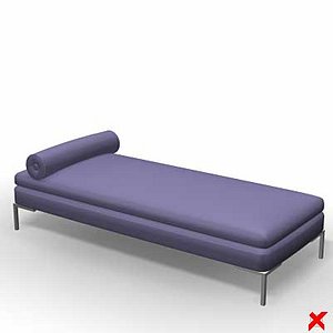 3d model bench