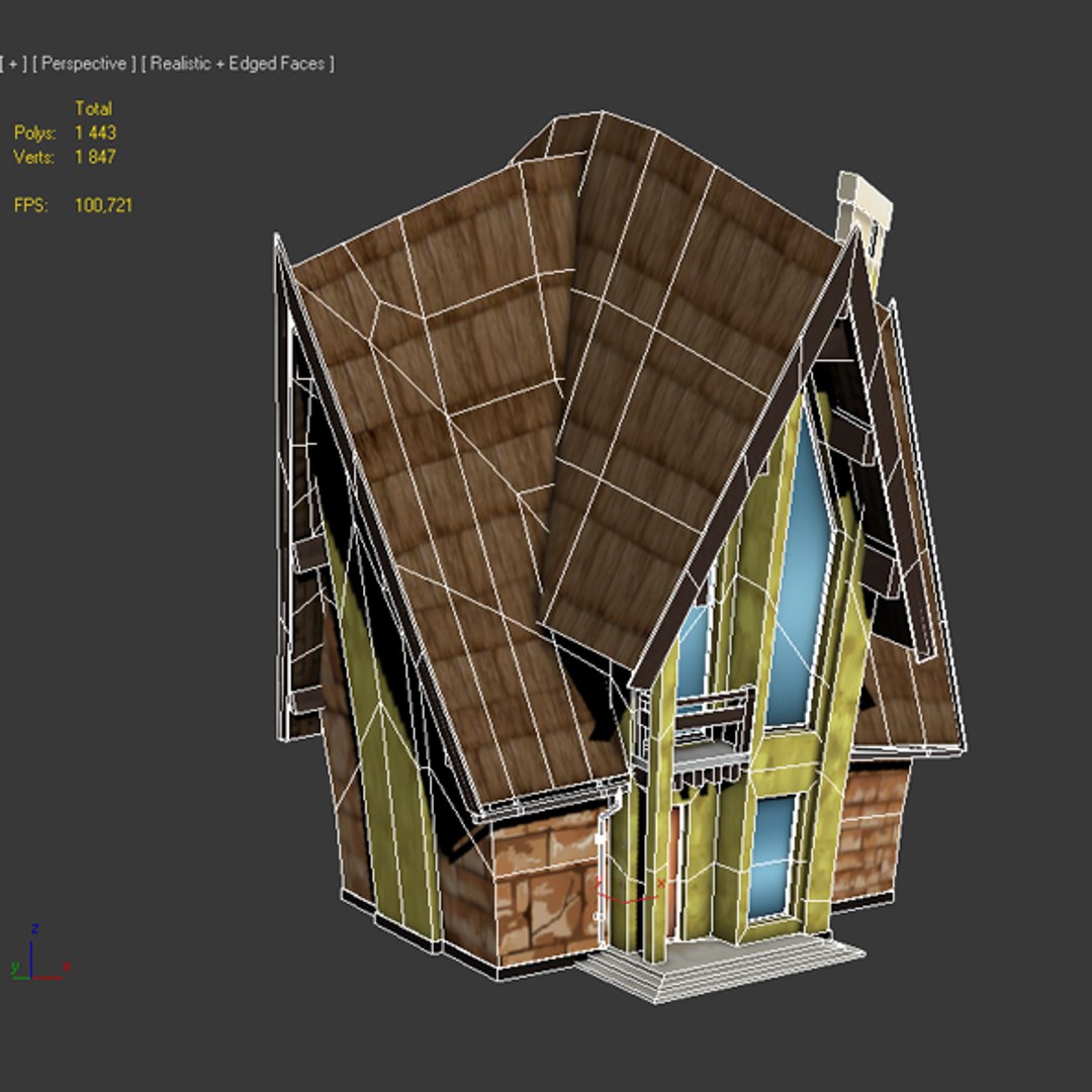 3d fantasy building model