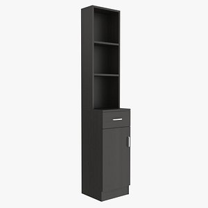 3D Makeup Wood Organizer Shelf with Drawer