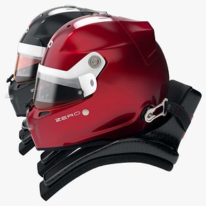 3D racing helmet style stilo model