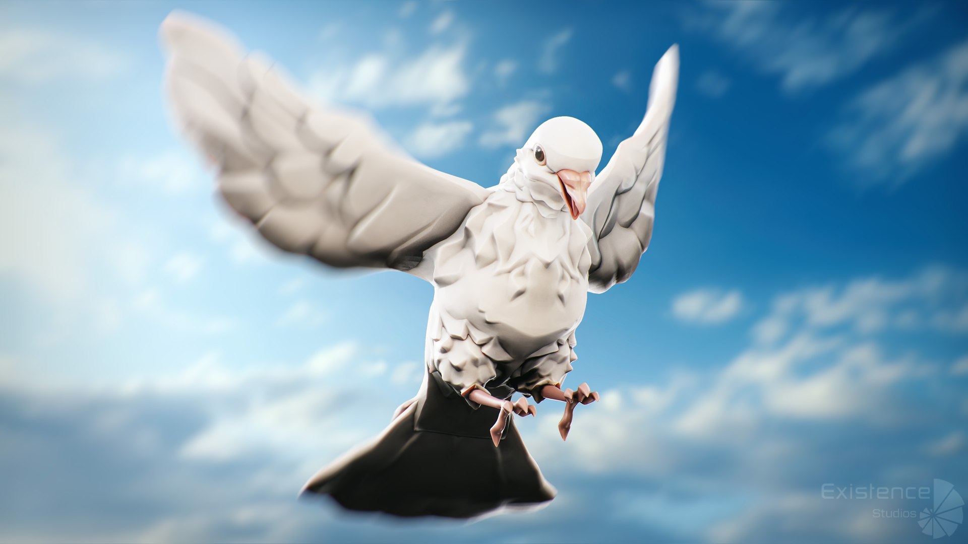 3D White Pigeon - Flying System - Bird Behavior model https://p.turbosquid.com/ts-thumb/KX/nFiIxw/7y/3/jpg/1761649553/1920x1080/fit_q87/a44371936d9e1fe39387d78f3c5d7def0eb4c50d/3.jpg
