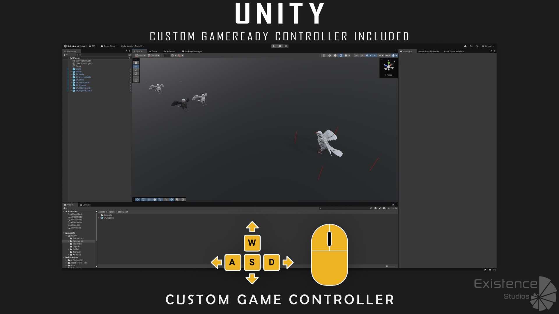 3D White Pigeon - Flying System - Bird Behavior model https://p.turbosquid.com/ts-thumb/KX/nFiIxw/J2/unity_01/jpg/1761649616/1920x1080/fit_q87/9b49177d80e1947bd8aa931706a3c42a76b045dd/unity_01.jpg