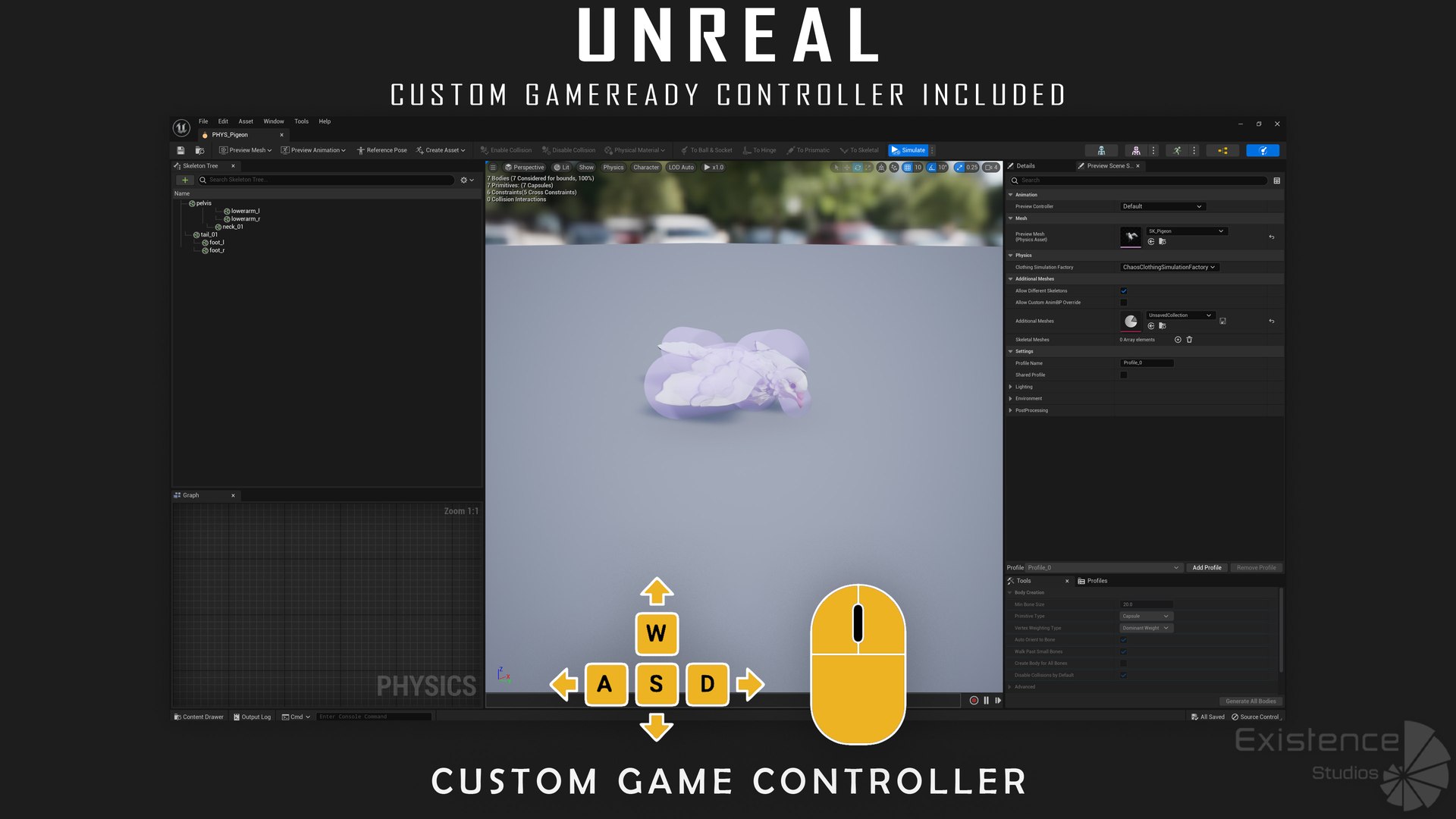3D White Pigeon - Flying System - Bird Behavior model https://p.turbosquid.com/ts-thumb/KX/nFiIxw/M3/unreal_07/jpg/1761649615/1920x1080/fit_q87/0274b75b6b5ecc891154541be056b62dd13ae45c/unreal_07.jpg
