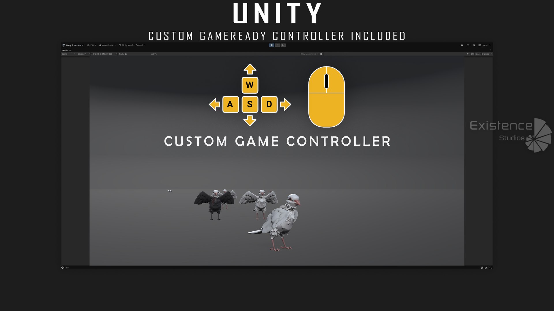 3D White Pigeon - Flying System - Bird Behavior model https://p.turbosquid.com/ts-thumb/KX/nFiIxw/Wx/unity_02/jpg/1761649616/1920x1080/fit_q87/049d9da06c9a5b4c1af9195b2e2fc79daafa4f7e/unity_02.jpg