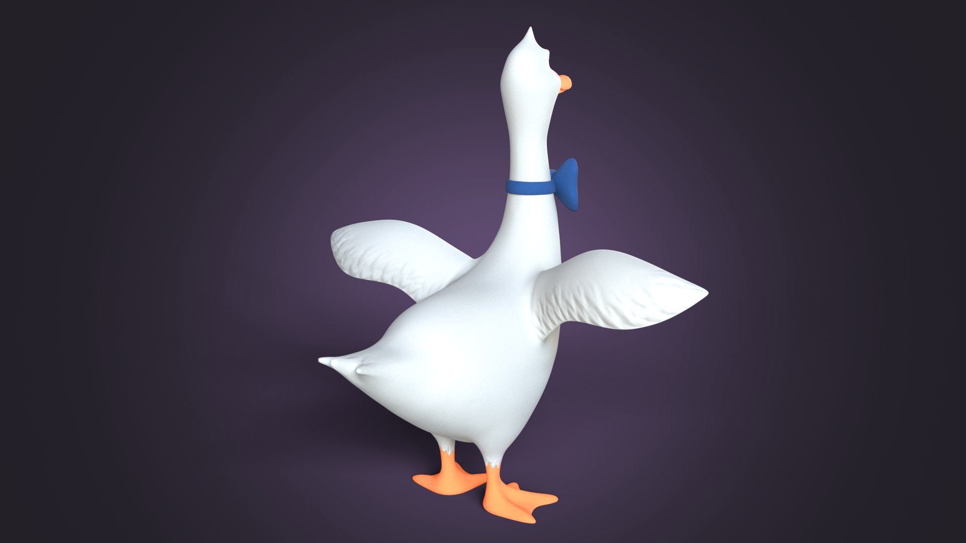 3D Model Cartoon Goose - TurboSquid 2097243