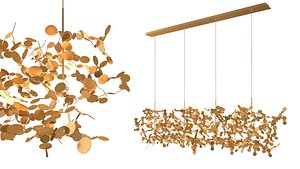3D model Chandelier Terzani Argents