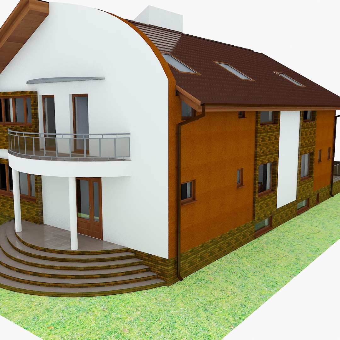house garden interior 3d