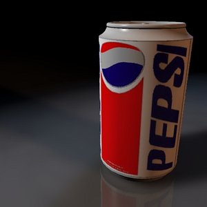 3d pepsi soda