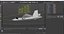 Stealth Unmanned Fighter Jet White Rigged for Cinema 4D 3D model