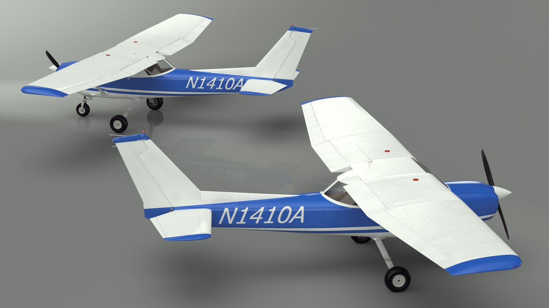 3D Single Engine Propeller Aircraft Cessna 150 https://p.turbosquid.com/ts-thumb/KX/sHl61x/h9/singleenginepropelleraircraftcessna150c4dmodel019/jpg/1717287712/1920x1080/fit_q87/34989963a19ea930dc7e5be75c8f3ef83b767ae5/singleenginepropelleraircraftcessna150c4dmodel019.jpg