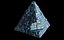lowpoly Spaceship Pyramid sci fi