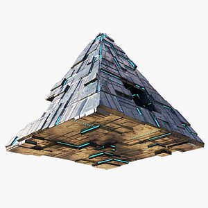 sci fi 3D model