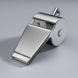 whistle 3d obj
