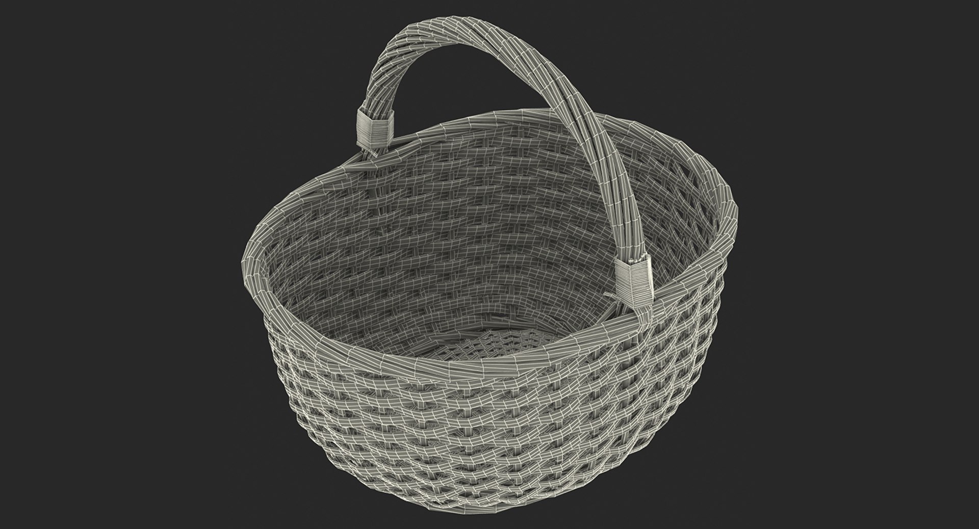 3D Wicker Baskets Collection model - TurboSquid 1920163