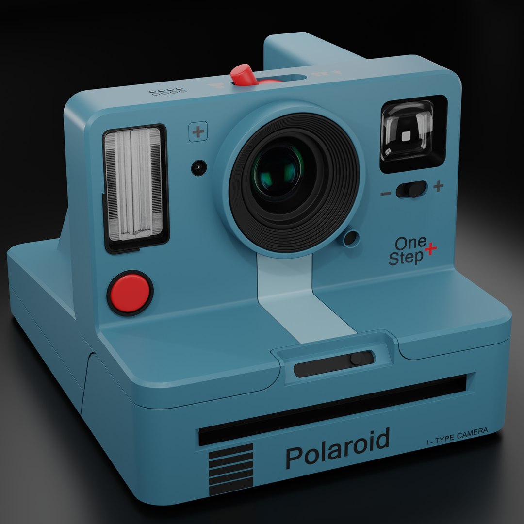 Polaroid Camera Pack - Include Skins Black-Blue-White 3D Model ...