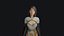 Personnage de femme asiatique - Prêt pour le jeu