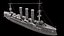 3D Dresden Class Light Cruiser