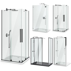 Showers Radaway, West One Bathrooms and Ideal set 124 3D model