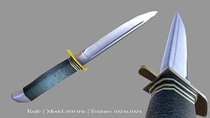 knife military 3d model