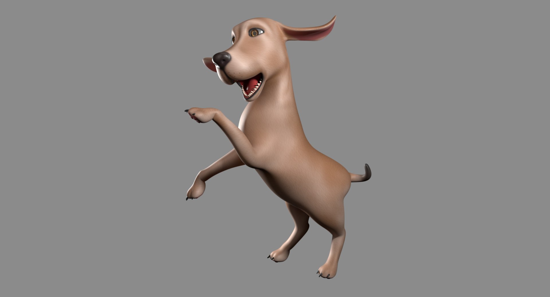 Cartoon Rigged Dog Animation 3D - TurboSquid 1399051