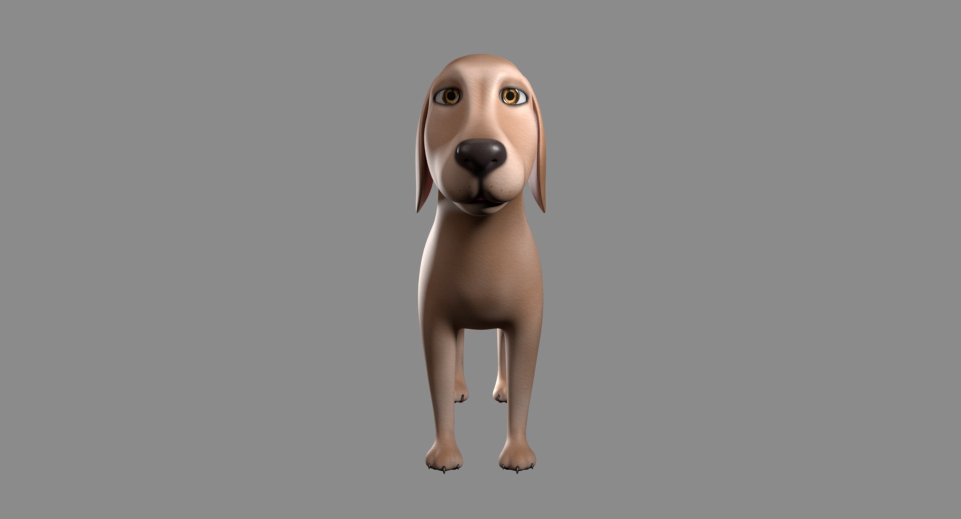 Cartoon Rigged Dog Animation 3D - TurboSquid 1399051
