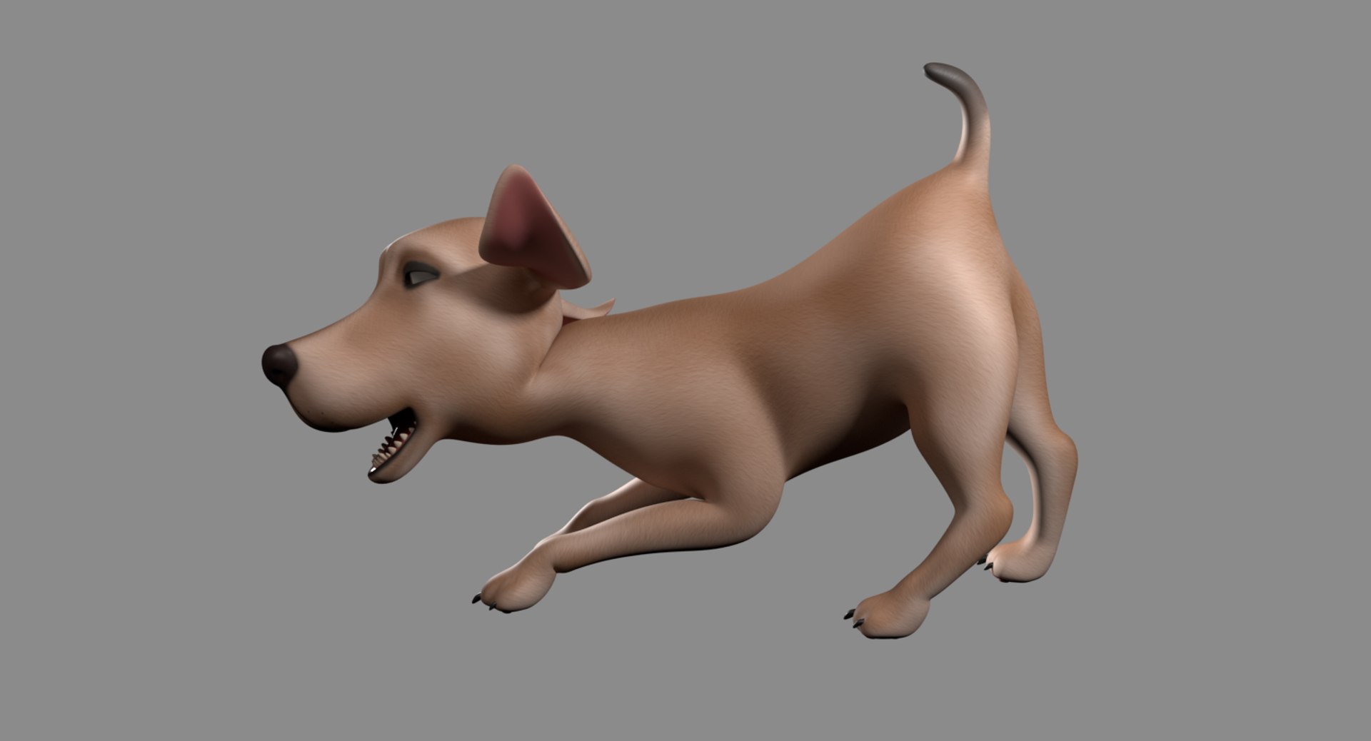 Cartoon Rigged Dog Animation 3D - TurboSquid 1399051