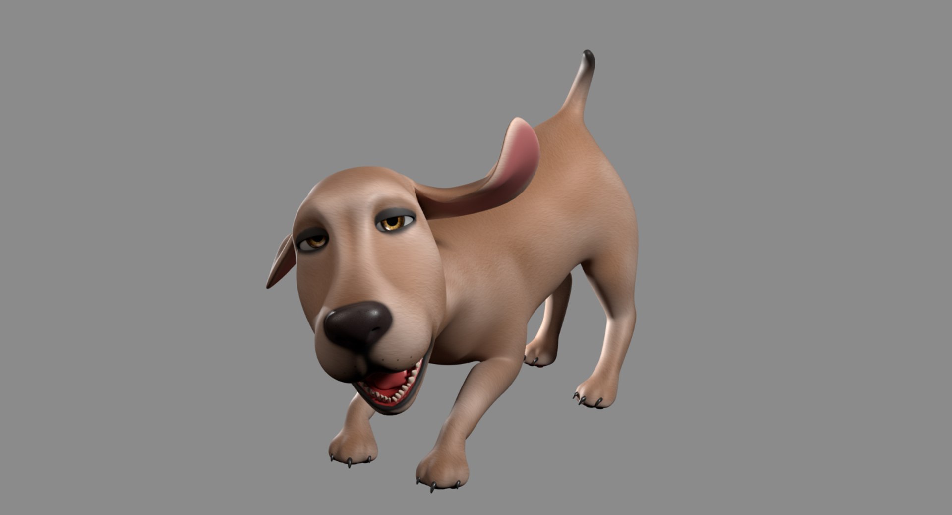 Cartoon Rigged Dog Animation 3D - TurboSquid 1399051