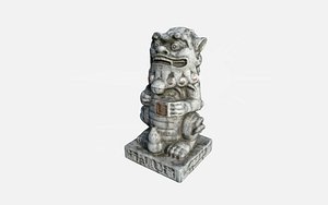 China Lion Statue