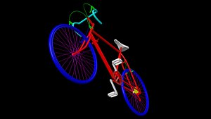 bycycle 10-speed 3D model