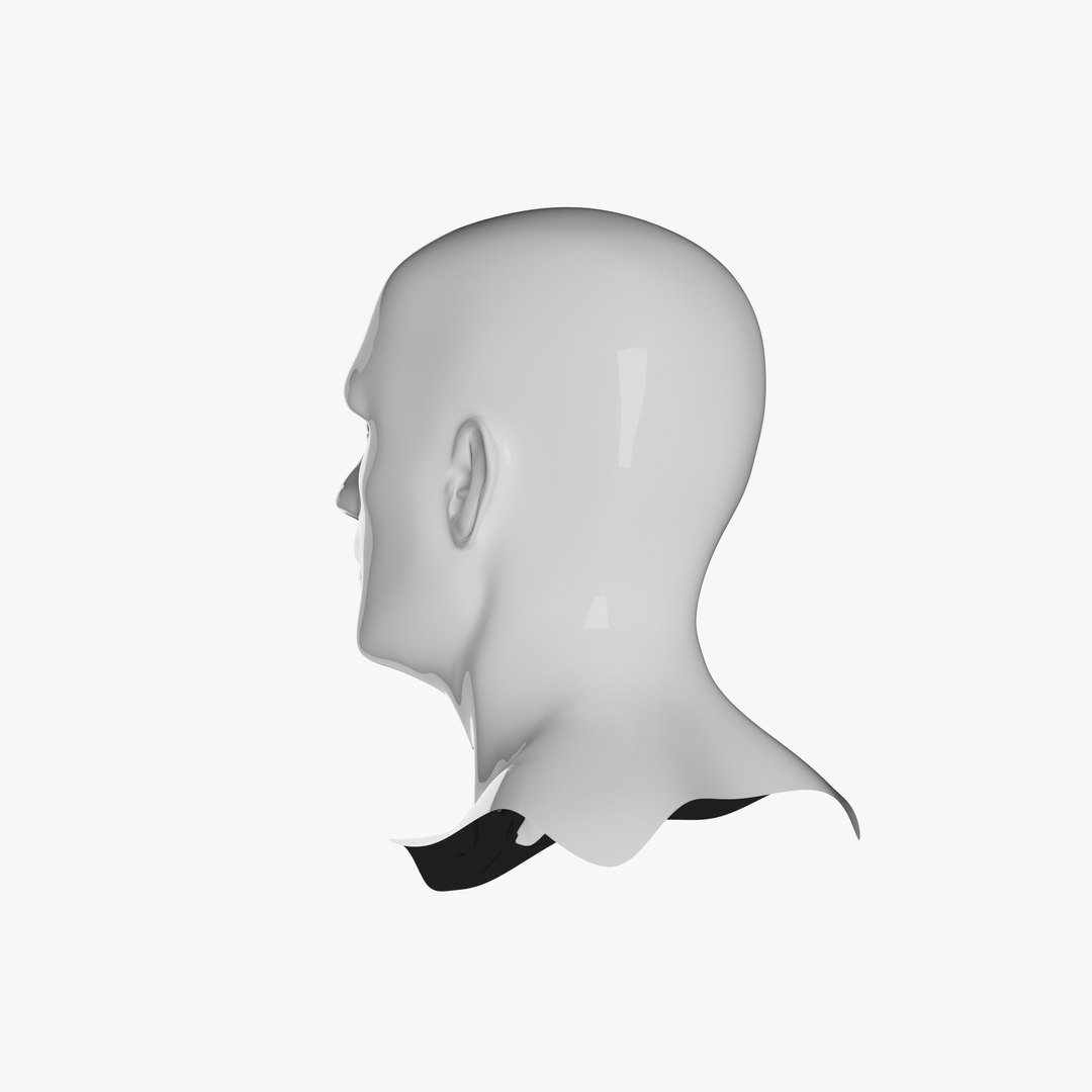 Male Mannequin Head 3D Model - TurboSquid 2050982