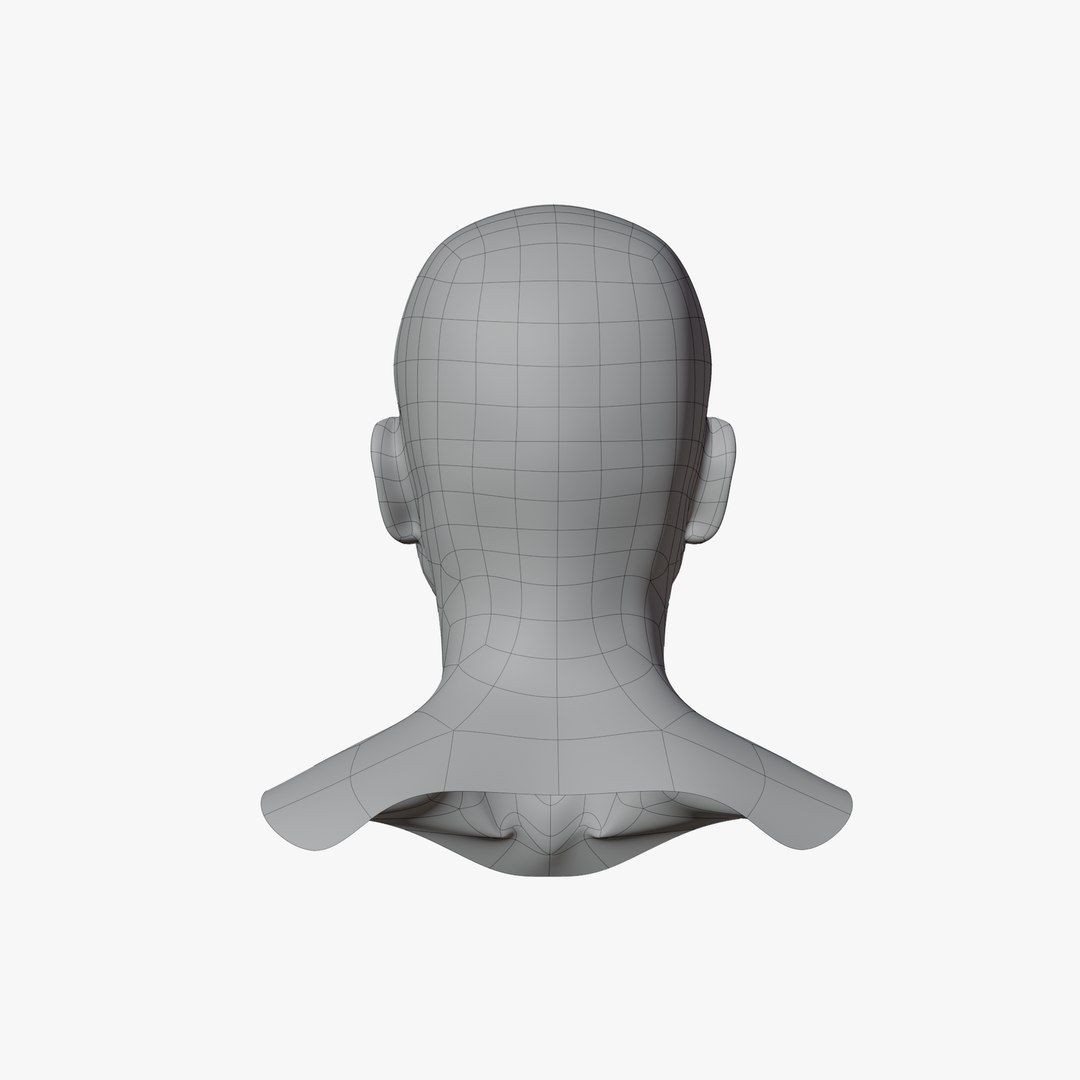 Male Mannequin Head 3D Model - TurboSquid 2050982