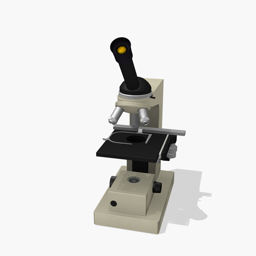 3d Model Laboratory Microscope Micro