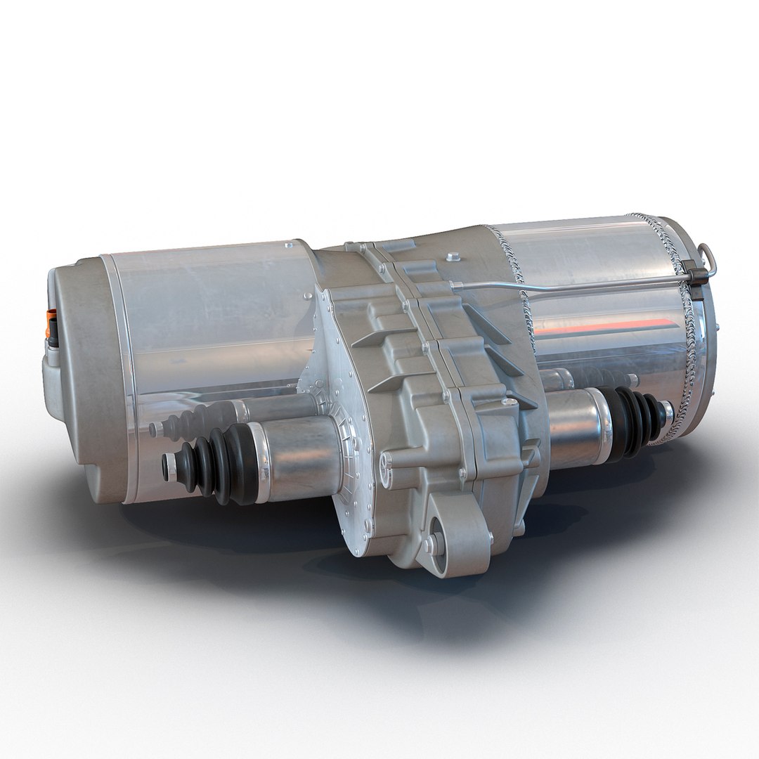 Tesla Electric Motor 3D model preview