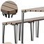 Gard Bench and Table Long by Nola Industrier