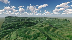 3D mountain valley east gatlinburg