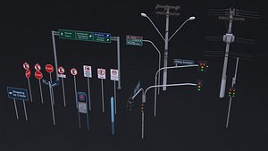3D traffic signs brazil