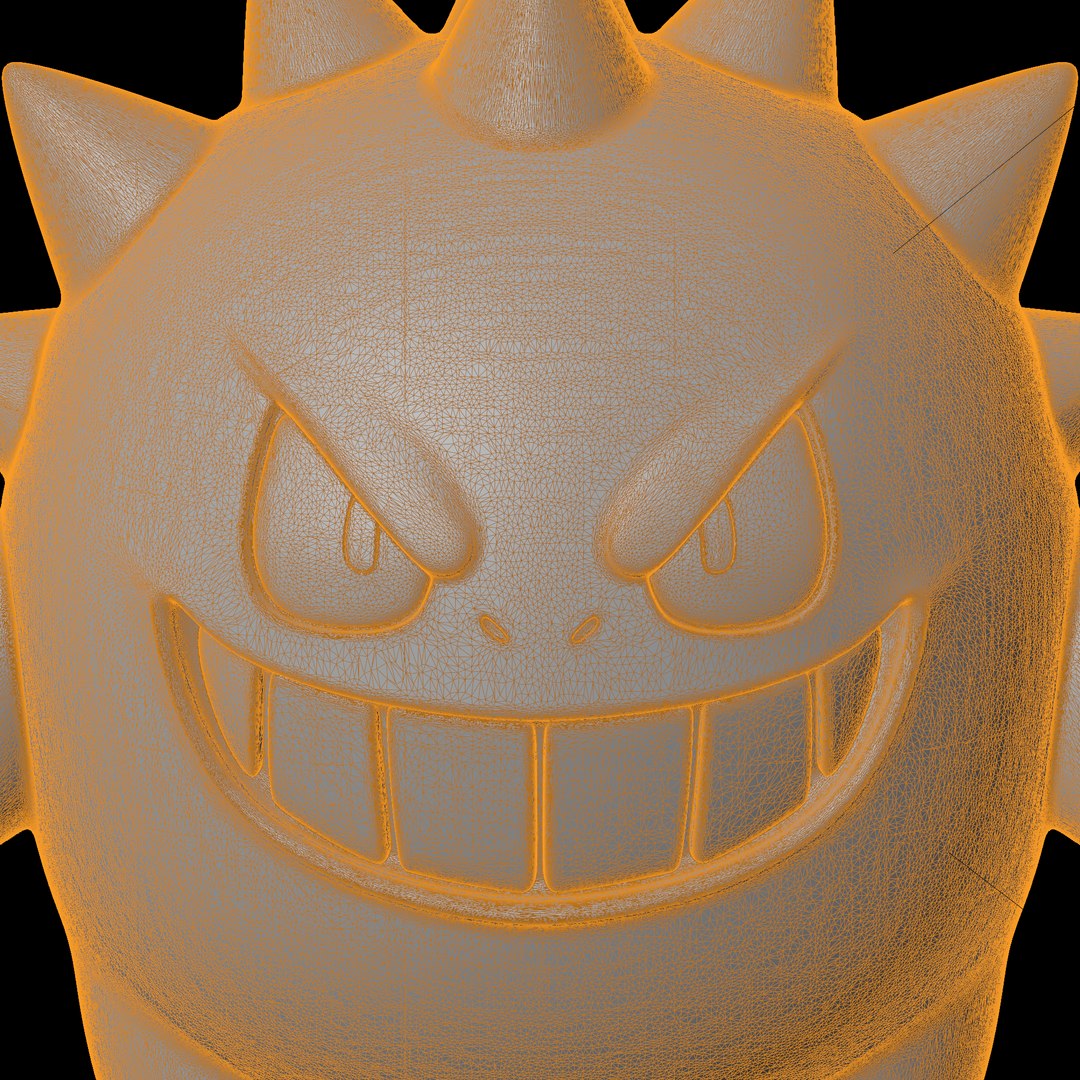 3D Classic Gengar 3D Print Model - TurboSquid 2570630