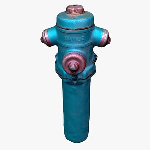 3D Fire Hydrant 01