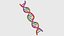 Wissenschaftliche Ikone Spirale der DNA