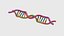 Wissenschaftliche Ikone Spirale der DNA