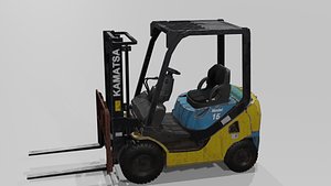 Forklift High poly kamatsa