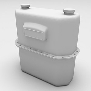 gas meter gasmeter 3d model