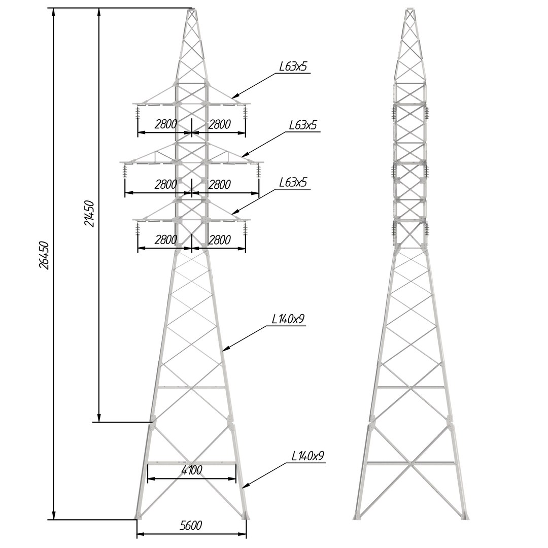 High-voltage power transmission tower U35-2T 3D model https://p.turbosquid.com/ts-thumb/KY/zu3XwS/Oq/4/jpg/1699528395/1920x1080/fit_q87/45414fcdf914a376af33b7bd479379e515f29cbf/4.jpg