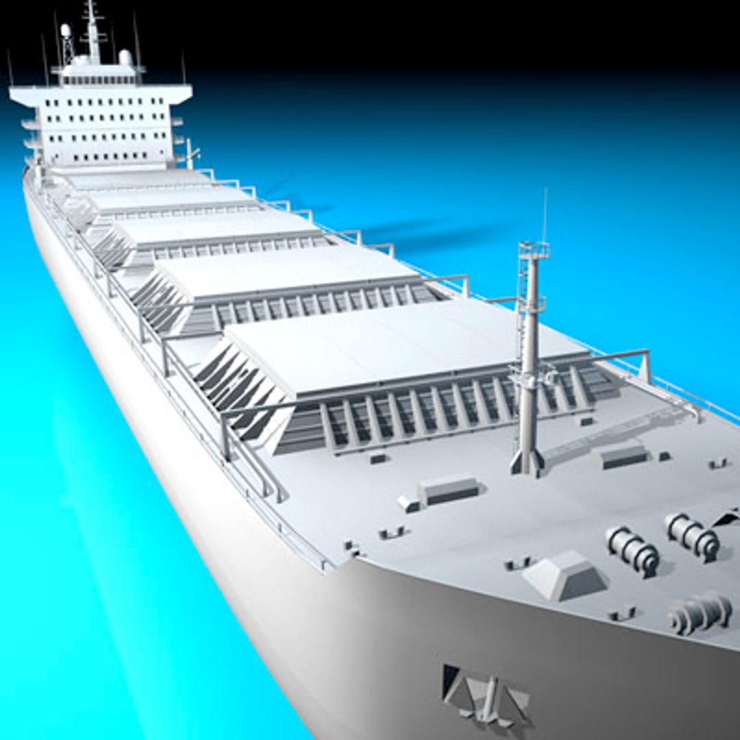 Cargo Ship 3d Model