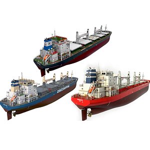bulk carrier 3D