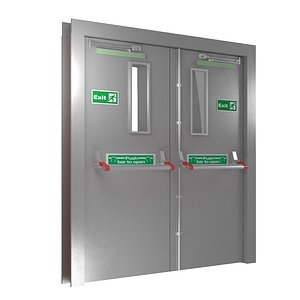 exit door 3D model